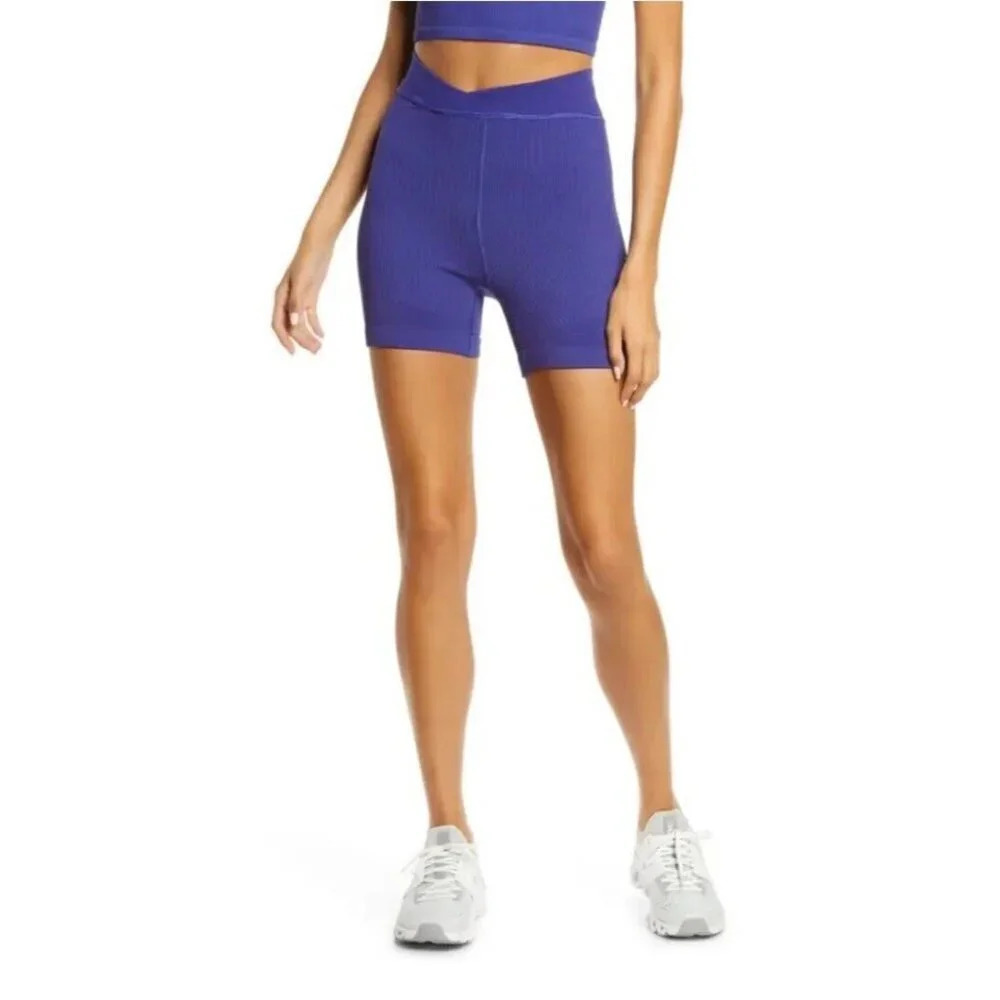 FP Movement by Free People Free Throw Shorts Blue Women’s Size Medium